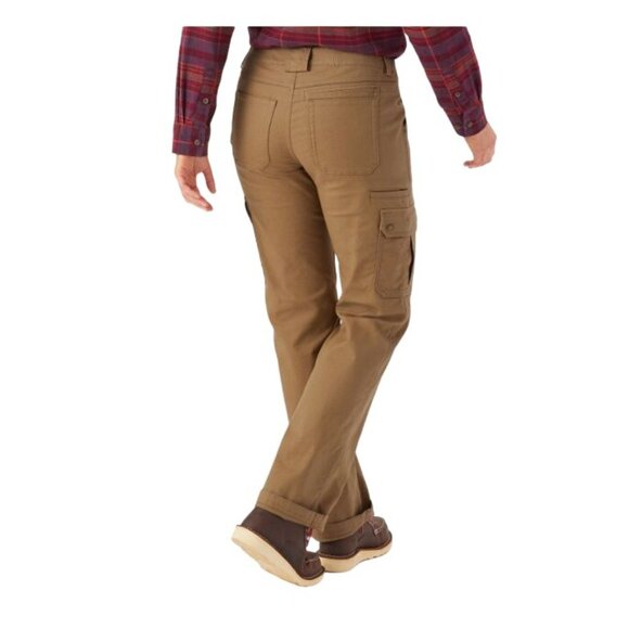 Duluth Flex Fire Hose Relaxed Leg Cargo Pants Women's 14 x31 Brown - Picture 5 of 15